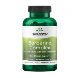 Berberine Complex with Cinnamon Gymnema & Fenugreek - 90 vcaps Berberine Complex with Cinnamon Gymnema & Fenugreek - 90 vcaps
