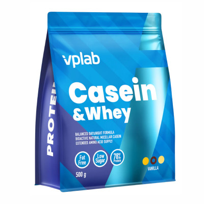 Casein & Whey - 500g Vanilla (Пошкоджена упаковка)