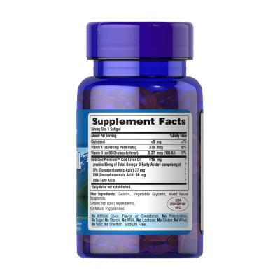 Cod Liver Oil 415 mg - 100 softgels Cod Liver Oil 415 mg - 100 softgels