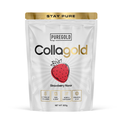 Collagold - 300g Strawberry (Пошкоджена упаковка) Collagold - 300g Strawberry (Пошкоджена упаковка)