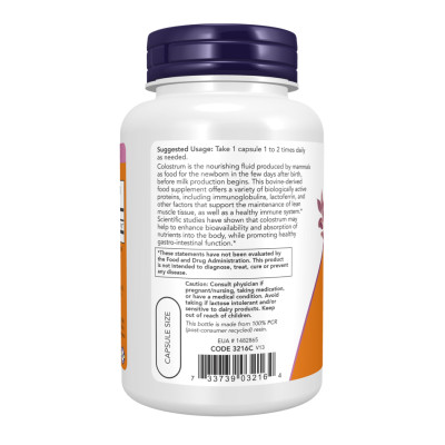 Colostrum 500mg - 120 vcaps Colostrum 500mg - 120 vcaps
