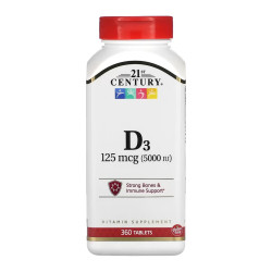 D3 125 mcg (5000 IU) - 360 tabs D3 125 mcg (5000 IU) - 360 tabs