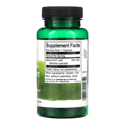 Full Spectrum Spearmint Leaf 400mg - 60 caps Full Spectrum Spearmint Leaf 400mg - 60 caps