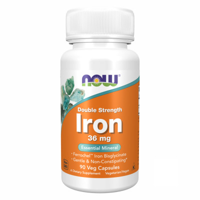 Iron 36mg Ferrochel - 90 vcaps (Пошкоджена банка)