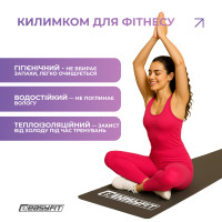 Килимок для фітнесу EasyFit EVA 3 мм (чорний) Килимок для фітнесу EasyFit EVA 3 мм (чорний)