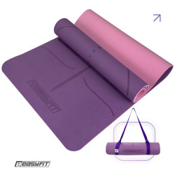 Килимок для йоги та фітнесу EasyFit Polarity Padma з ремнем Килимок для йоги та фітнесу EasyFit Polarity Padma з ремнем