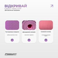 Килимок для йоги та фітнесу EasyFit Polarity Padma з ремнем Килимок для йоги та фітнесу EasyFit Polarity Padma з ремнем
