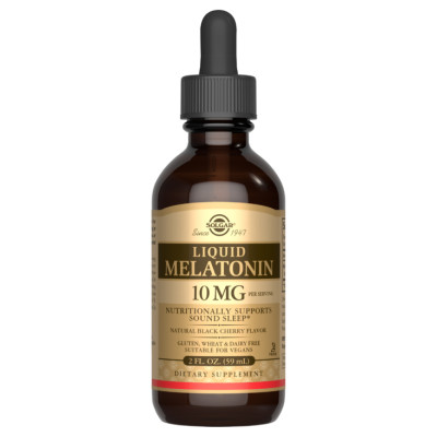 Liquid Melatonin 10 mg - 59 ml Natural Black Cherry Liquid Melatonin 10 mg - 59 ml Natural Black Cherry