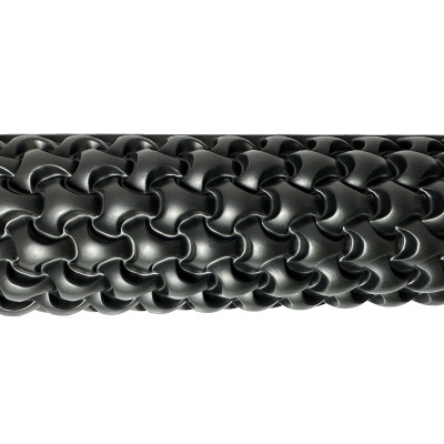 Масажний ролик EasyFit Plexus 45 см Чорний Масажний ролик EasyFit Plexus 45 см Чорний