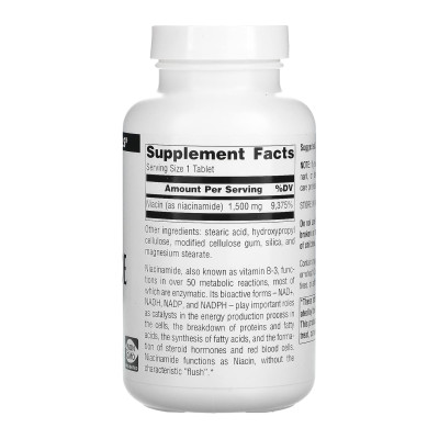 Niacinamide B-3 1500 mg - 100 tabs Niacinamide B-3 1500 mg - 100 tabs