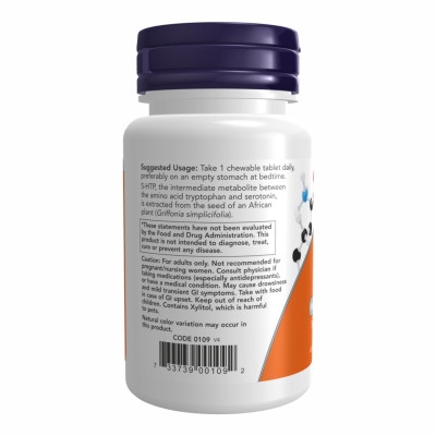 5-HTP 100mg Chewable Lozenges - 90 tabs 5-HTP 100mg Chewable Lozenges - 90 tabs