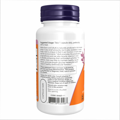 Alpha Lipoic Acid 600mg - 60 vcaps Alpha Lipoic Acid 600mg - 60 vcaps