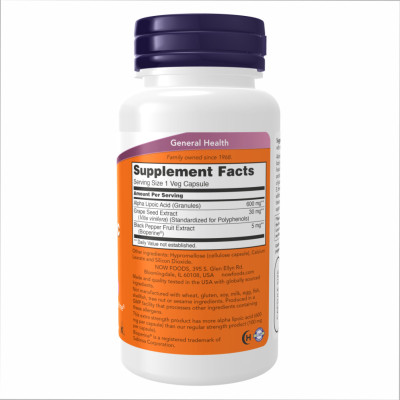 Alpha Lipoic Acid 600mg - 60 vcaps Alpha Lipoic Acid 600mg - 60 vcaps