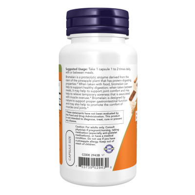 Bromelain 500mg - 120 vcaps