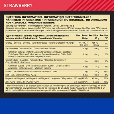 Casein - 924g Strawberry