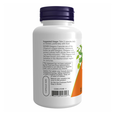 Oregano 450mg - 100 vcaps Oregano 450mg - 100 vcaps
