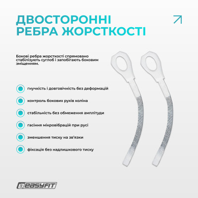 Бандаж (наколінник) ортопедичний для колінного суглоба з ребрами жорсткості та силіконовою вставкою (сірий). Розмір M Бандаж (наколінник) ортопедичний для колінного суглоба з ребрами жорсткості та силіконовою вставкою (сірий). Розмір M