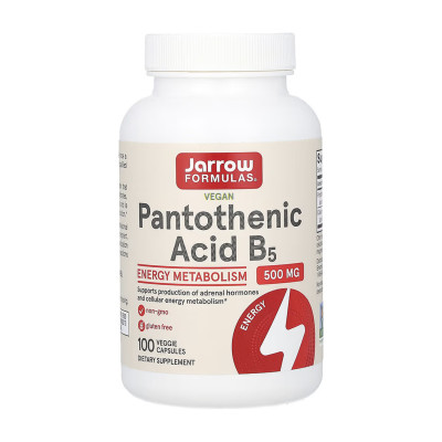 Pantothenic Acid 500mg - 100 vcaps