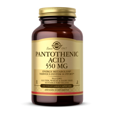 Pantothenic Acid 550mg - 100 vcaps (До 06.26) Pantothenic Acid 550mg - 100 vcaps (До 06.26)
