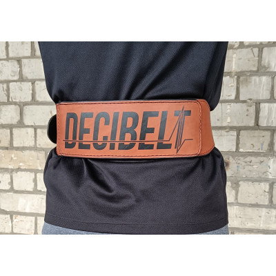 Пояс атлетичний EasyFit DeciBelt (шкіра) коричневий 3XL Пояс атлетичний EasyFit DeciBelt (шкіра) коричневий 3XL
