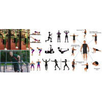 Гумові петлі-еспандер EasyFit 1-40 кг Гумові петлі-еспандер EasyFit 1-40 кг