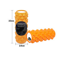 Масажний ролик EasyFit Grid Roller Extreme 33 см Помаранчевий Масажний ролик EasyFit Grid Roller Extreme 33 см Помаранчевий