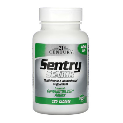 Sentry Senior - 125 tabs (Пошкоджена кришка) Sentry Senior - 125 tabs (Пошкоджена кришка)