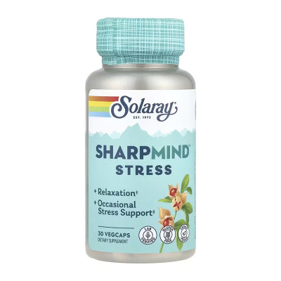 SharpMind Nootropics Stress - 30 vcaps SharpMind Nootropics Stress - 30 vcaps