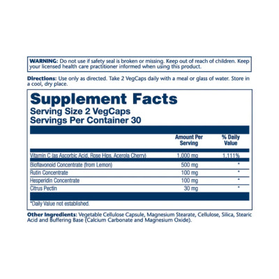 Super Bio Vitamin C 1000mg - 100 vcaps Super Bio Vitamin C 1000mg - 100 vcaps