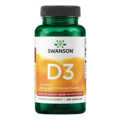 Vitamin D3 2000IU 50mcg - 250caps Vitamin D3 2000IU 50mcg - 250caps