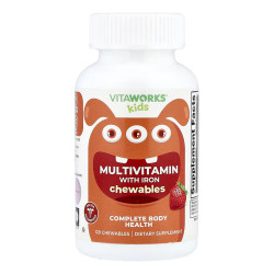 VitaWorks Kids Multivitamin with Iron - 120 chewables VitaWorks Kids Multivitamin with Iron - 120 chewables
