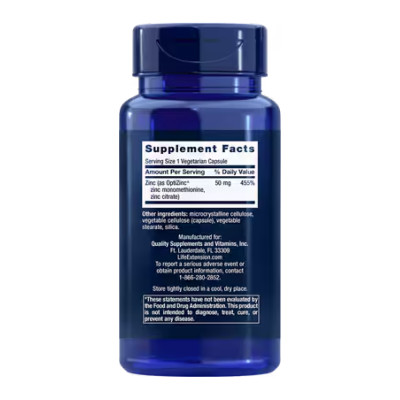 Zinc Caps 50mg - 90 veg caps Zinc Caps 50mg - 90 veg caps