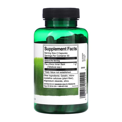 Pau d'Arco 500 mg - 100caps Pau d'Arco 500 mg - 100caps