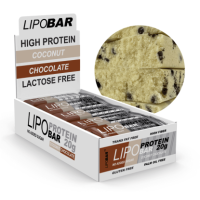 Lipobar - 20x50g Coconut With Chocolate Crisps Lipobar - 20x50g Coconut With Chocolate Crisps