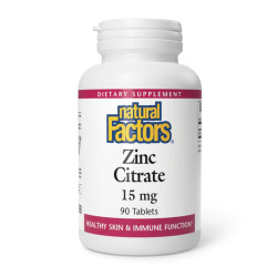 Zinc Citrate 15mg - 90 tabs Zinc Citrate 15mg - 90 tabs