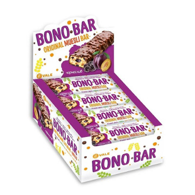 Bono Bar Original Muesli - 20х40g French Plum Bono Bar Original Muesli - 20х40g French Plum