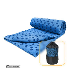 Рушник для йоги з мікрофібри EasyFit Yoga Mat Towel (Синій) Рушник для йоги з мікрофібри EasyFit Yoga Mat Towel (Синій)