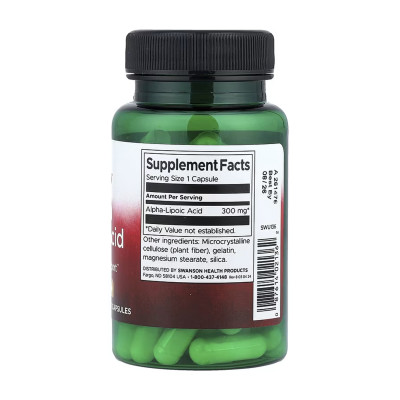 Alpha Lipoic Acid 300 mg - 60 caps Alpha Lipoic Acid 300 mg - 60 caps