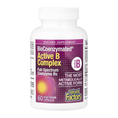 BioCoenzymated Active B Complex - 60 caps BioCoenzymated Active B Complex - 60 caps