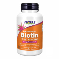 BIOTIN 10mg (10,000mcg) - 120 vcaps (Пошкоджена банка) BIOTIN 10mg (10,000mcg) - 120 vcaps (Пошкоджена банка)