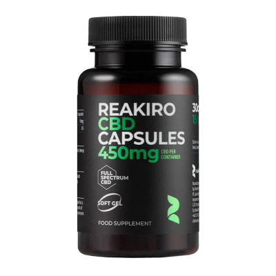 CBD Gel Capsules 450mg - 30 caps CBD Gel Capsules 450mg - 30 caps