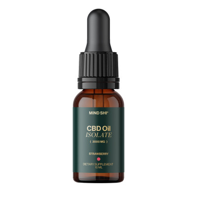 CBD Oil Isolate 3000 mg Strawberry - 10 ml CBD Oil Isolate 3000 mg Strawberry - 10 ml