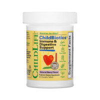 ChildBiotics Immune + Digestive Support - 30 Chewable tabs Natural Berry ChildBiotics Immune + Digestive Support - 30 Chewable tabs Natural Berry