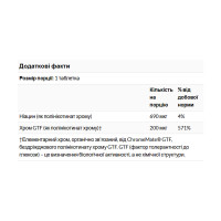 ChromeMate® Chromium GTF 200mcg Yeast Free - 120 tabs (Пошкоджена банка) ChromeMate® Chromium GTF 200mcg Yeast Free - 120 tabs (Пошкоджена банка)