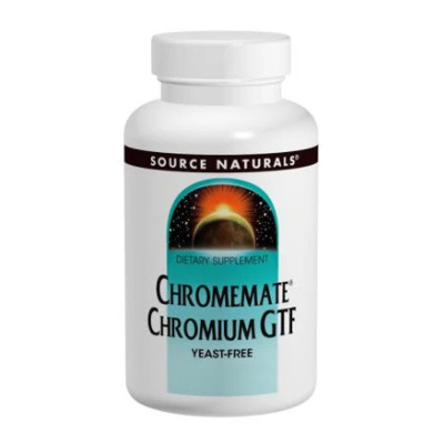 ChromeMate® Chromium GTF 200mcg Yeast Free - 120 tabs (Пошкоджена банка) ChromeMate® Chromium GTF 200mcg Yeast Free - 120 tabs (Пошкоджена банка)