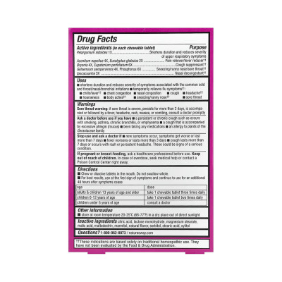 Cold + Flu Relief - 20 tabs Orange Cold + Flu Relief - 20 tabs Orange