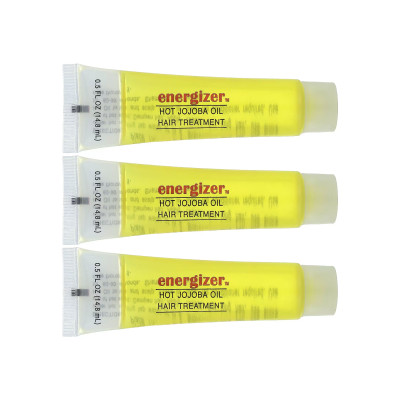 Energizer Hot Jojoba Oil Hair Treatment 3 Reclosable Tubes - 14.8 ml