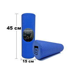 Масажний ролер EasyFit Foam Roller 45 см Синій Масажний ролер EasyFit Foam Roller 45 см Синій