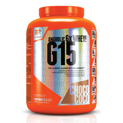 G15 Anabolic Gainer - 3000g Choco-Coconut G15 Anabolic Gainer - 3000g Choco-Coconut