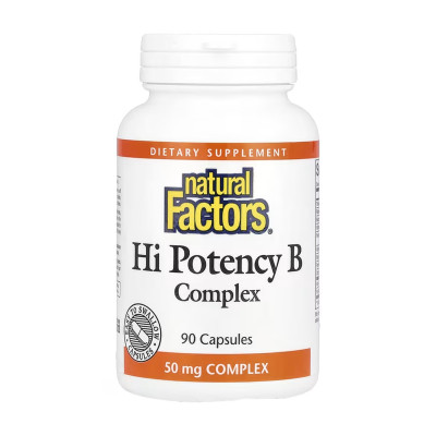 Hi Potency B Complex 50mg - 90 caps